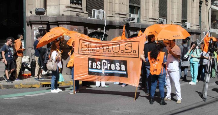 SIPRUS lanzó una jornada de lucha y advierte con un paro para la próxima semana