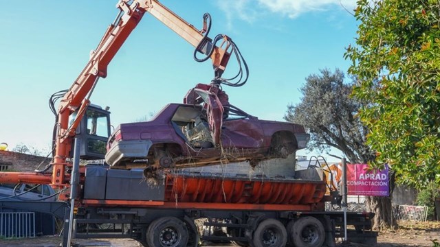 Más de 3.000 vehículos ya fueron compactados en Santa Fe